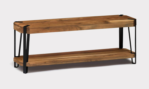 Image of Wooden Cafe Benches