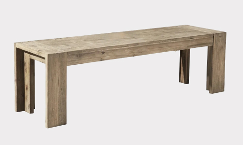 Image of Wooden Cafe Benches