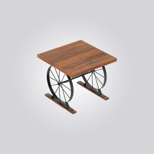 Image of Wooden Cafe Table