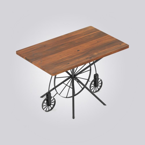 Image of Wooden Cafe Table