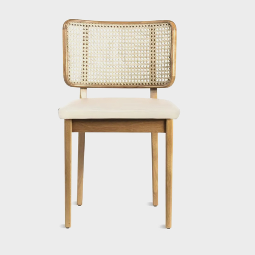 Image of Wooden Cane Chair