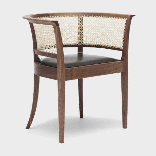 Image of Wooden Cane Chair