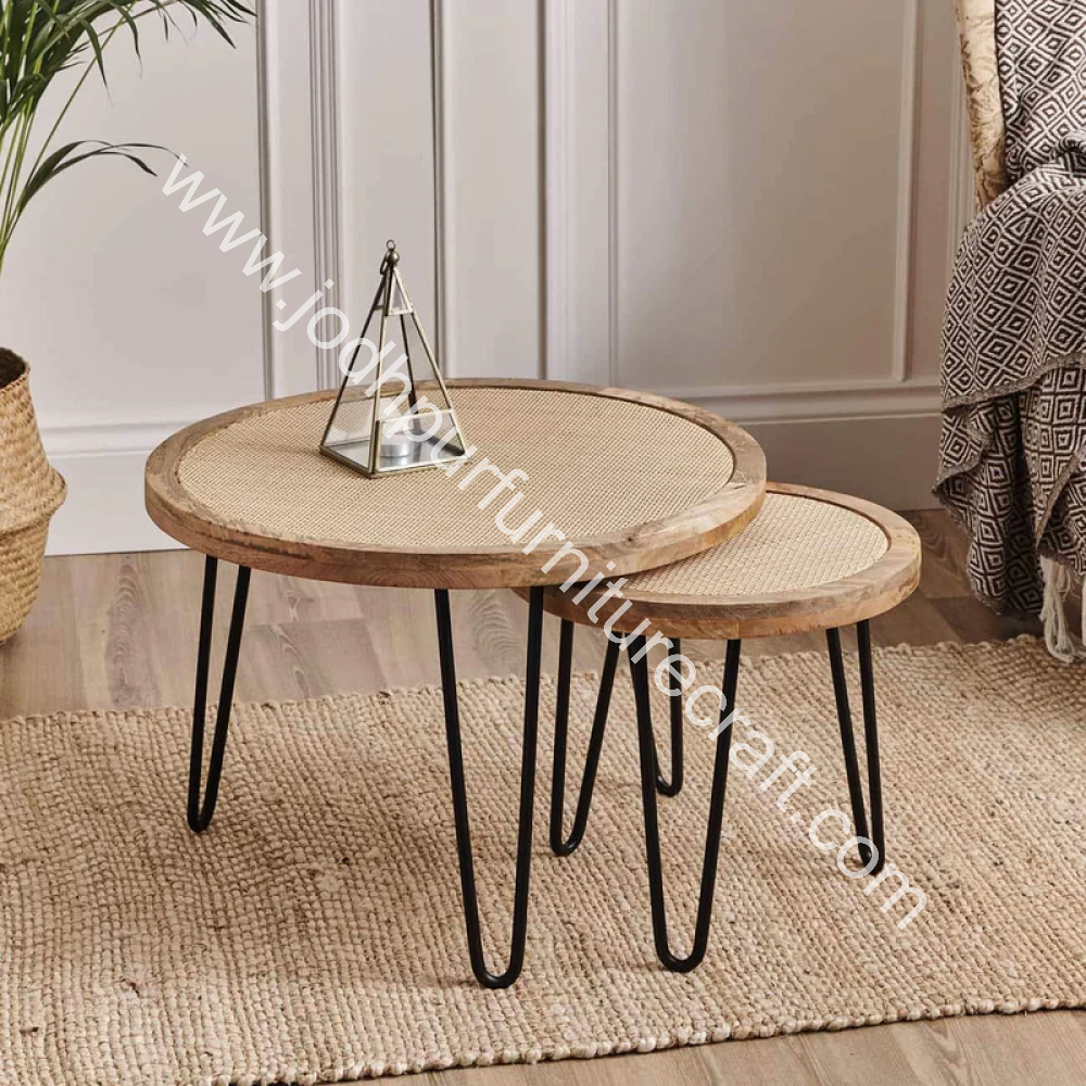 Cane Coffee Tables in Jodhpur, India