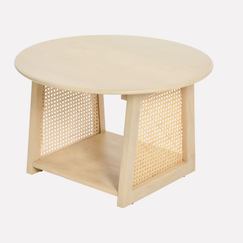 Image of Wooden Cane Coffee Tables