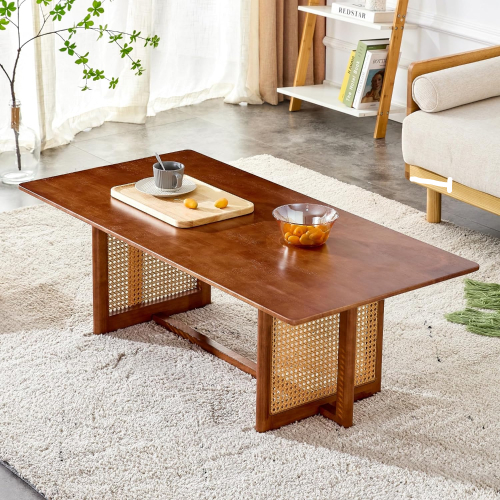 Image of Wooden Cane Coffee Tables
