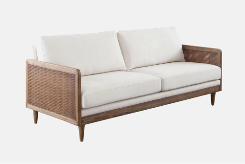Image of Wooden Cane Sofa